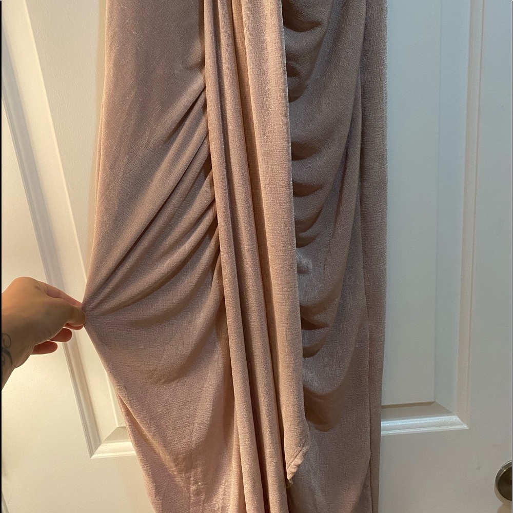 Windsor Pure Perfection Slinky Knit Drape Midi Dress - Picture 4 of 6